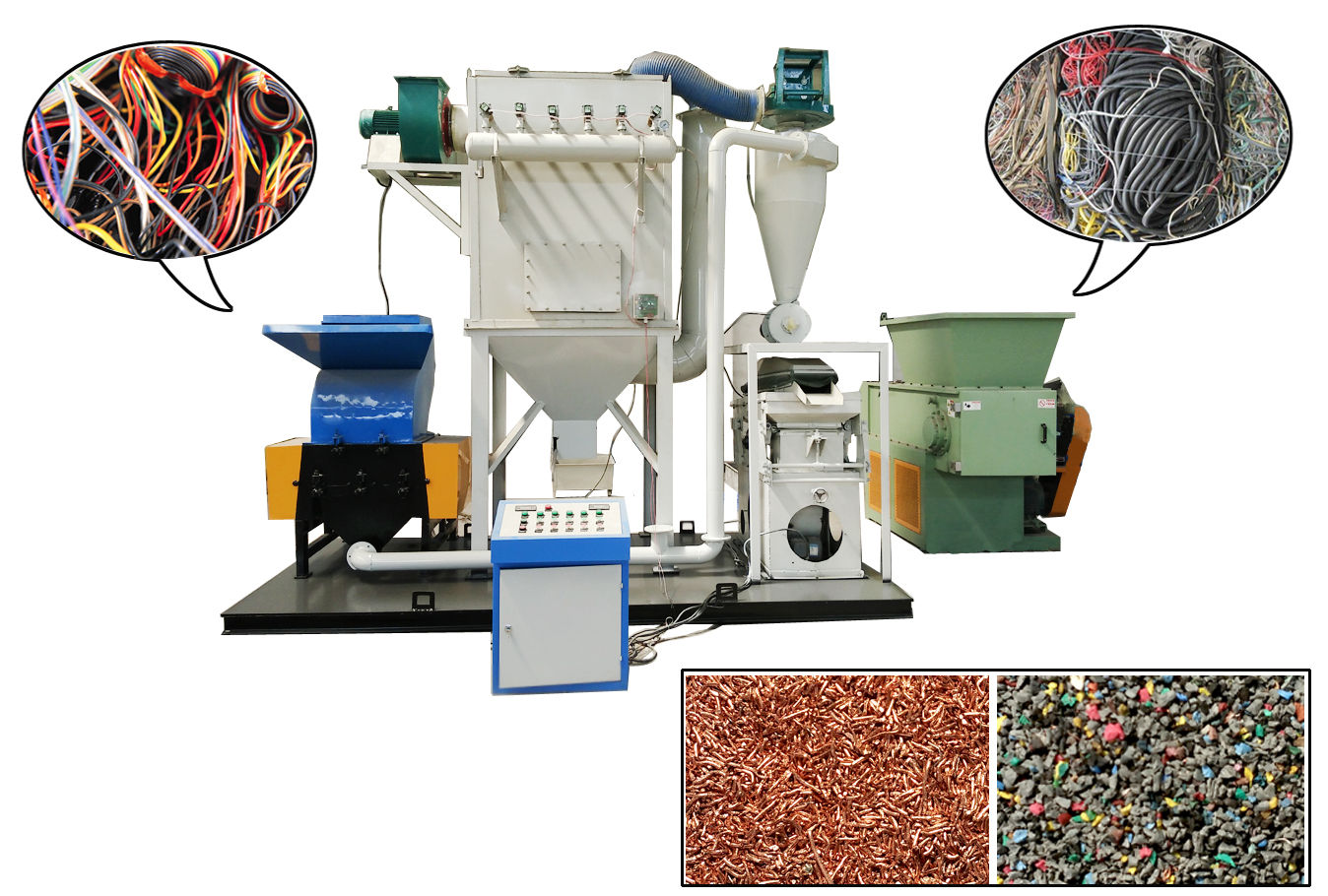 Cable Wires Recycling Machine